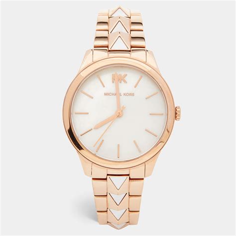 Michael Kors Women's MK6671 Runway Mercer 38mm Rose 